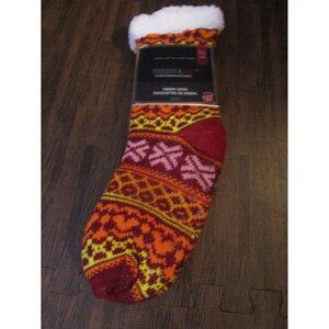 Thermaxx Sherpa Slipper Socks Ultra Soft Acrylic Thick Cushion fits Shoe 4-10
